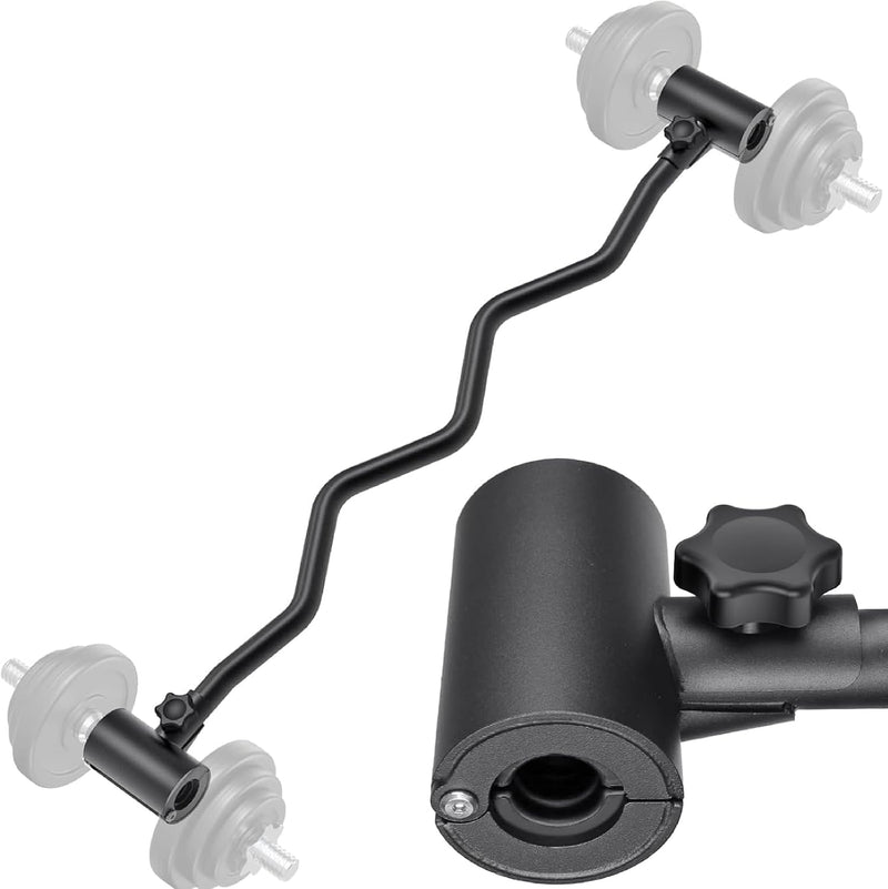 Adjustable Dumbbell to Barbell Converter Ez Curling Bar