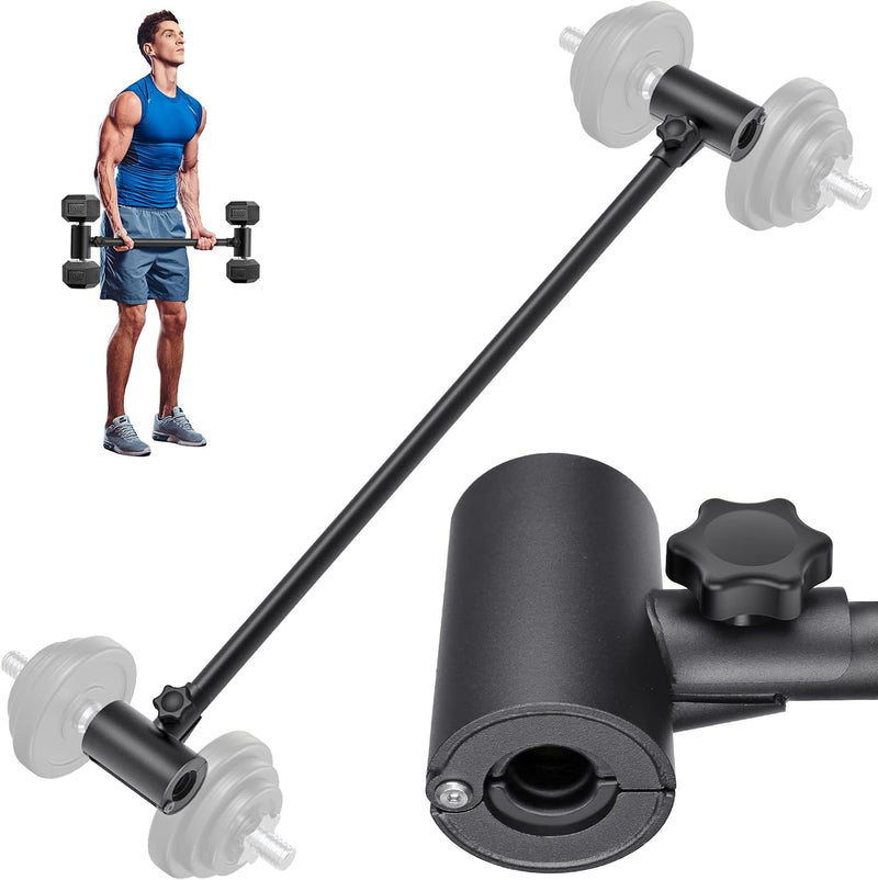 Adjustable Dumbbell to Barbell Converter Ez Curling Bar
