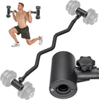 Adjustable Dumbbell to Barbell Converter Ez Curling Bar