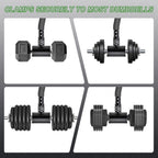 Adjustable Dumbbell to Barbell Converter Ez Curling Bar