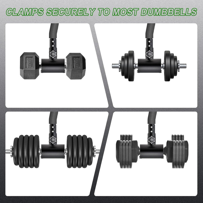 Adjustable Dumbbell to Barbell Converter Ez Curling Bar