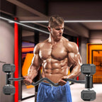 Adjustable Dumbbell to Barbell Converter Ez Curling Bar