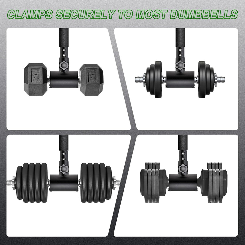 Adjustable Dumbbell to Barbell Converter Ez Curling Bar