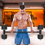 Adjustable Dumbbell to Barbell Converter Ez Curling Bar