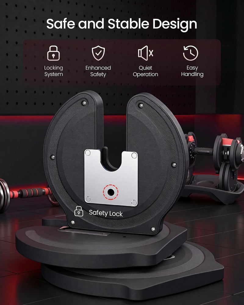 Adjustable Dumbbells 12.5KG 18KG 24KG Pair Quick Dial (Set of 2)