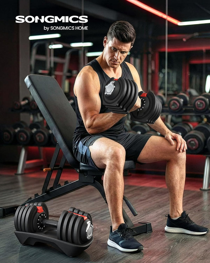 Adjustable Dumbbells 12.5KG 18KG 24KG Pair Quick Dial (Set of 2)