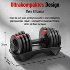 Adjustable Dumbbells 12.5KG 18KG 24KG Pair (Set of 2)