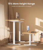 Adjustable Electric Standing Desk Frame Two-Stage