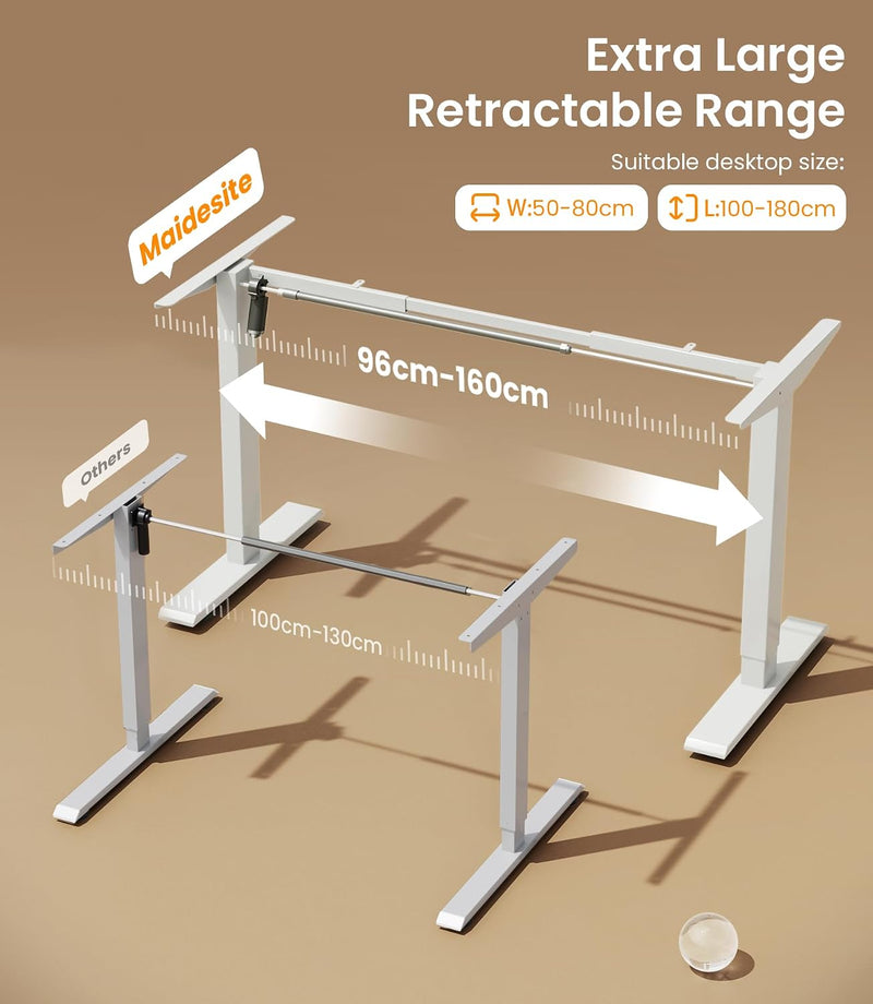 Adjustable Electric Standing Desk Frame Two-Stage