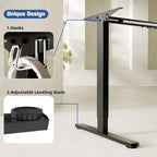 Adjustable Electric Standing Desk Frame Two-Stage