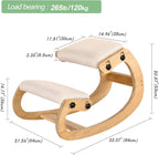 Adjustable Ergonomic Kneeling Chair Height Customisable Rocking