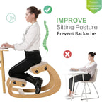 Adjustable Ergonomic Kneeling Chair Height Customisable Rocking