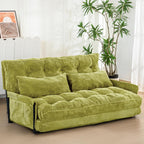Adjustable Floor Sofa Couch with 2 Pillows Multi-Functional
