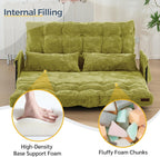 Adjustable Floor Sofa Couch with 2 Pillows Multi-Functional