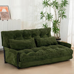Adjustable Floor Sofa Couch with 2 Pillows Multi-Functional
