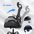 Adjustable Headrest Office Chair High-Back Ergonomic Computer