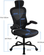 Adjustable Headrest Office Chair High-Back Ergonomic Computer