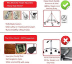 Adjustable Heavy Duty Stool Rolling Stools with Locking