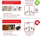 Adjustable Heavy Duty Stool Rolling Stools with Locking