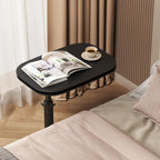 Adjustable Height C Shaped Side Table 360degreesswivel Bedside