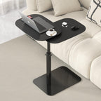 Adjustable Height C Shaped Side Table 360degreesswivel Bedside