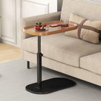 Adjustable Height C Shaped Side Table 360degreesswivel Sofa