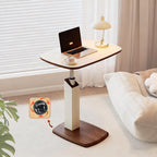Adjustable Height C Shaped Side Table with Pneumatic