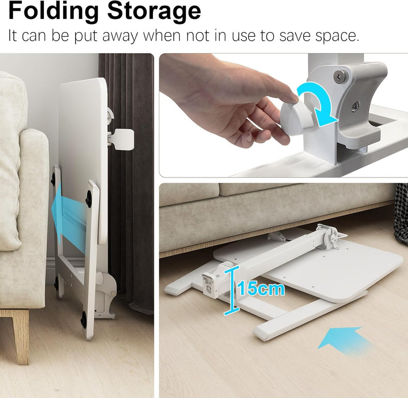 Adjustable Height Small Standing Desk Foldable Laptop Table