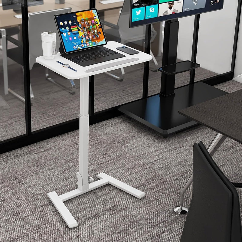 Adjustable Height Small Standing Desk Foldable Laptop Table
