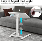 Adjustable Height Small Standing Desk Foldable Laptop Table