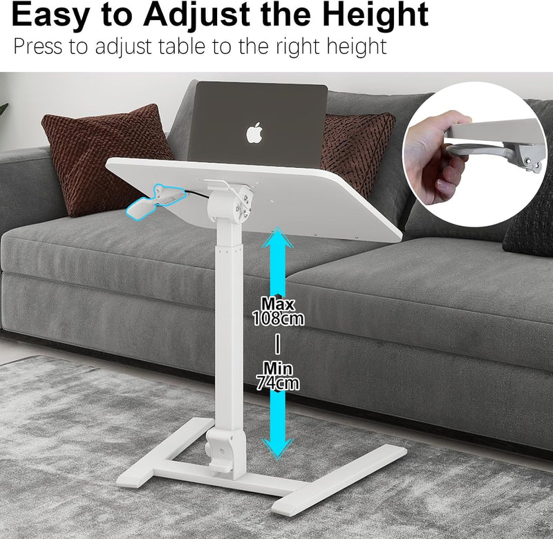Adjustable Height Small Standing Desk Foldable Laptop Table