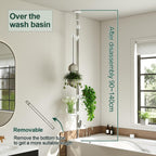 Adjustable Indoor Plant Stands Double Tension Pole Stainless