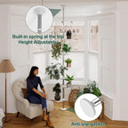 Adjustable Indoor Plant Stands Double Tension Pole Stainless