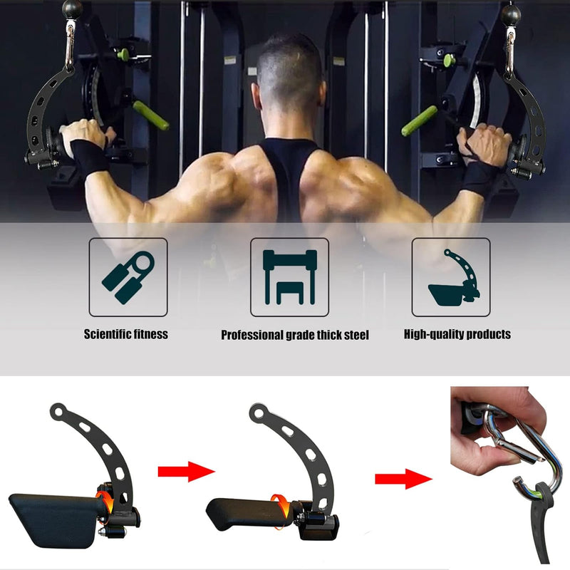 Adjustable Lat Pull Down Bar Cable Machine Attachments