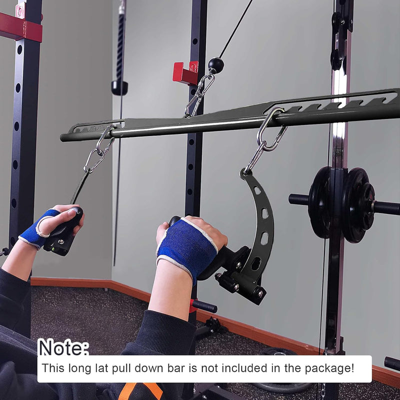 Adjustable Lat Pull Down Bar Cable Machine Attachments