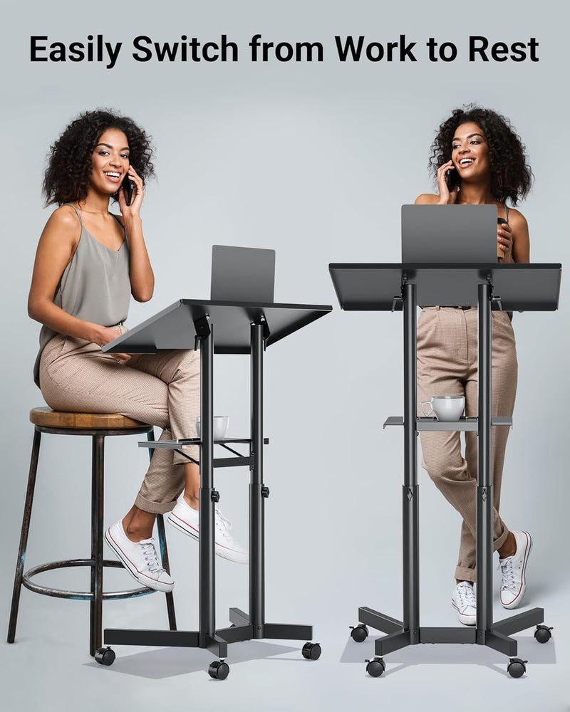 Mobile Laptop Desk 60 X 40CM Height