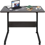 Adjustable Movable Wooden Laptop Table 71.5 to 91CM