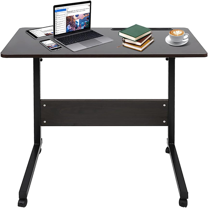 Adjustable Movable Wooden Laptop Table 71.5 to 91CM