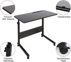 Adjustable Movable Wooden Laptop Table 71.5 to 91CM