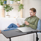 Adjustable Movable Wooden Laptop Table 71.5 to 91CM