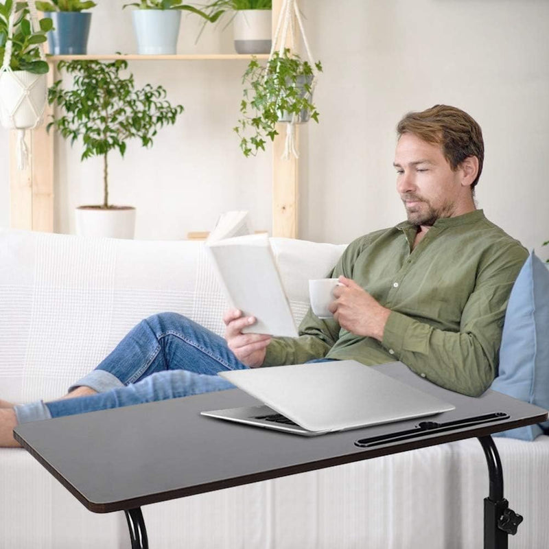 Adjustable Movable Wooden Laptop Table 71.5 to 91CM