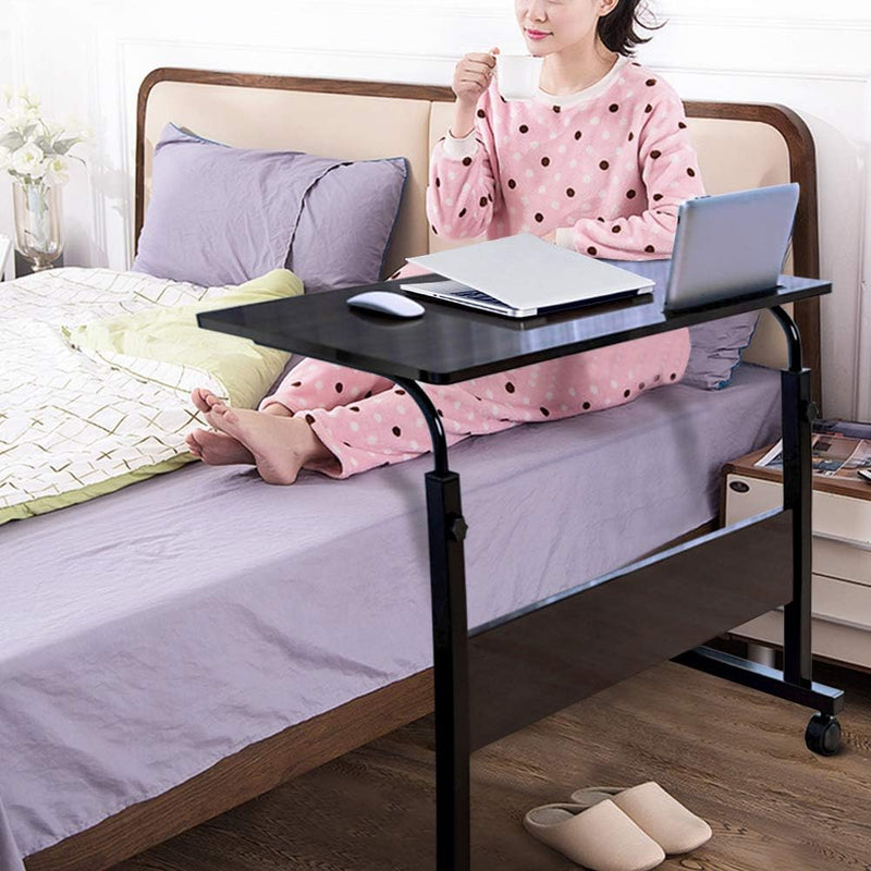 Adjustable Movable Wooden Laptop Table 71.5 to 91CM