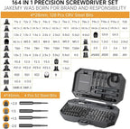 Adjustable Precision Screwdriver Set Laptop Scredriver 164