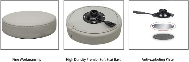 Adjustable Rolling Stool Chair with Wheels for Massage