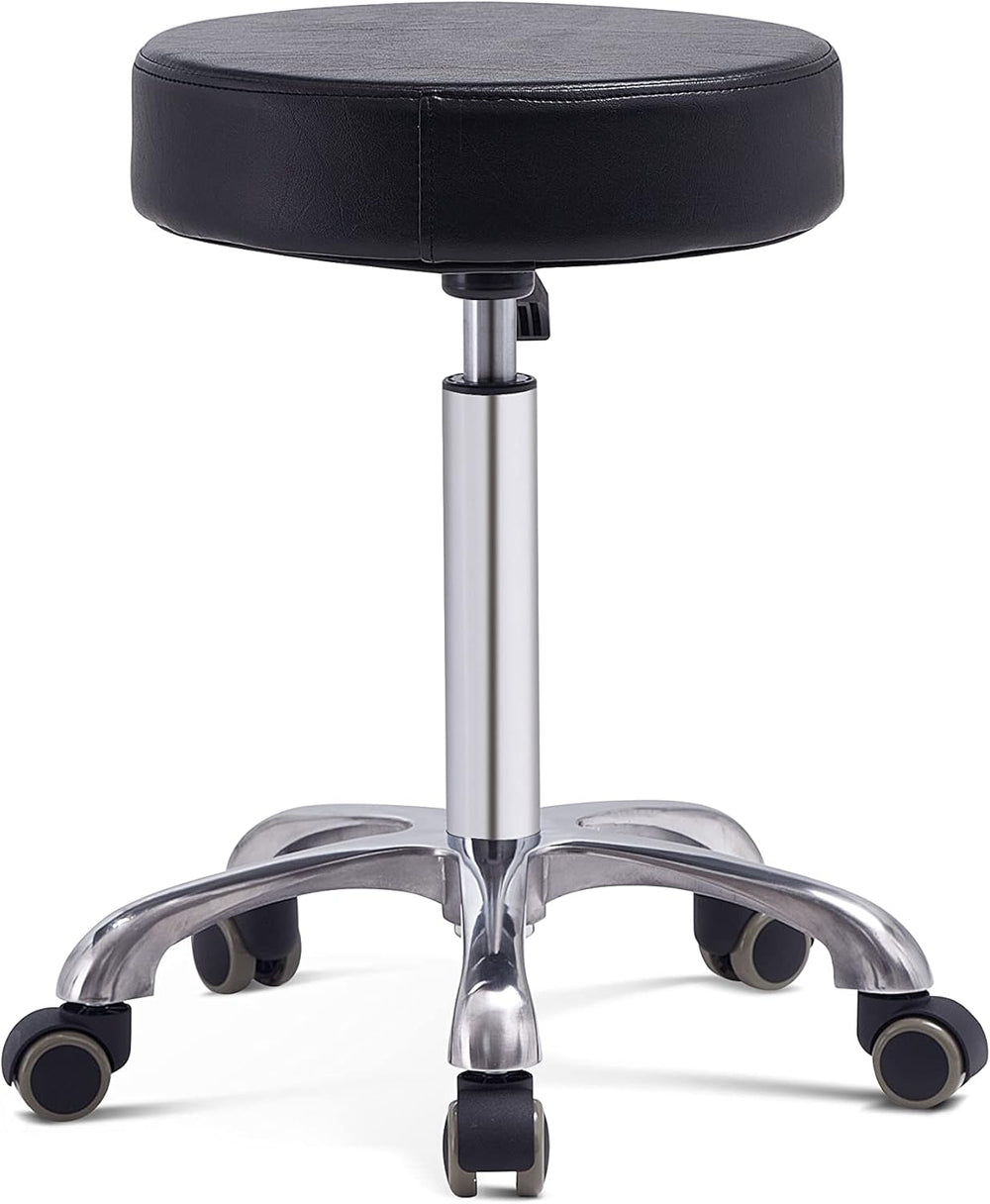 Adjustable Rolling Stool Chair with Wheels for Massage