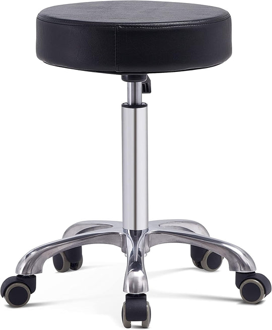 Adjustable Rolling Stool Chair with Wheels for Massage