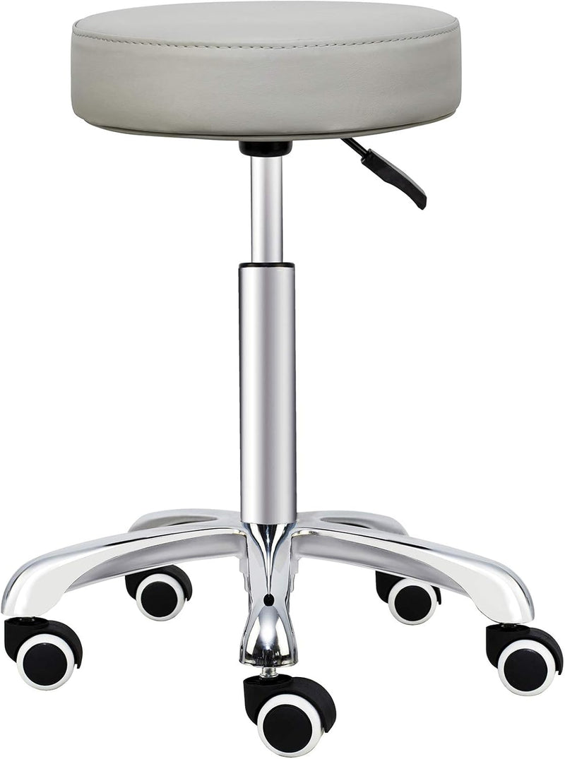 Adjustable Rolling Stool Chair with Wheels for Massage