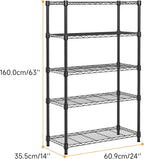 Adjustable Shelves Heavy Duty Wire Pantry Shelving