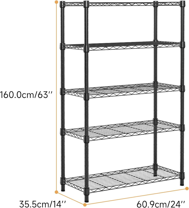 Adjustable Shelves Heavy Duty Wire Pantry Shelving