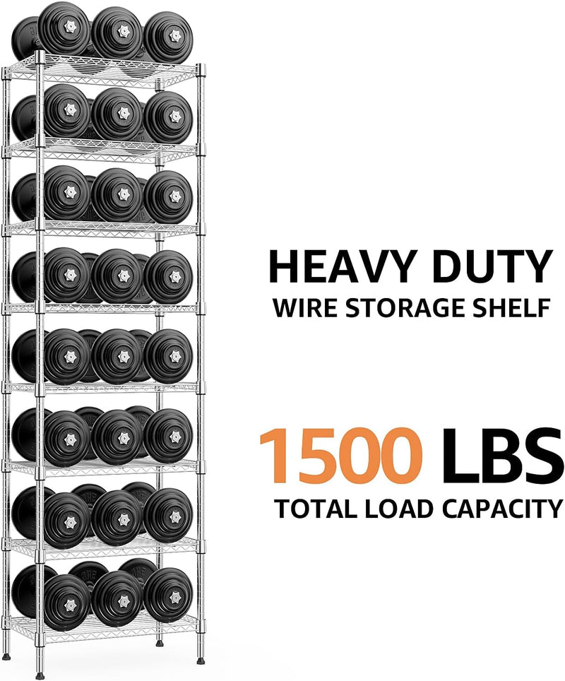 Adjustable Shelves Heavy Duty Wire Pantry Shelving